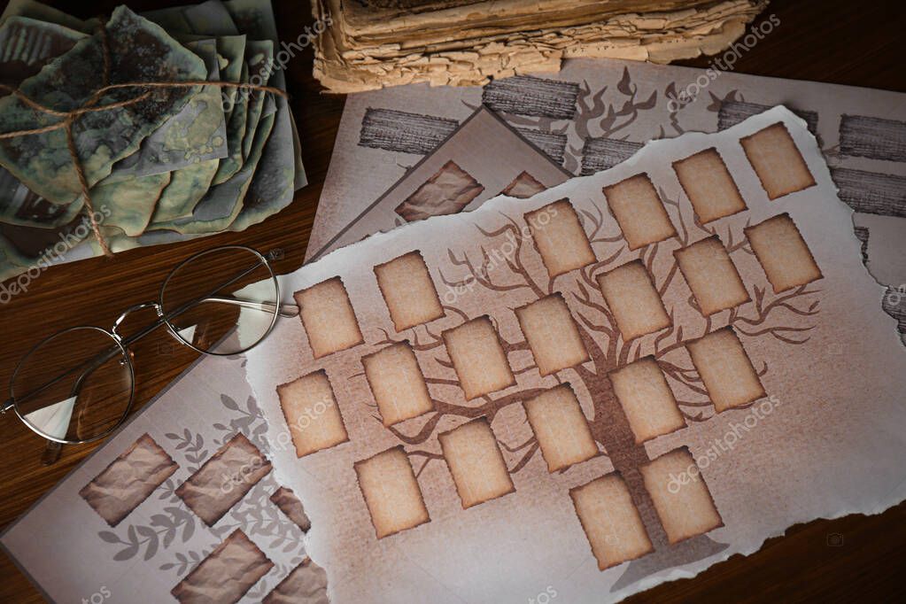 Schematische stamboom